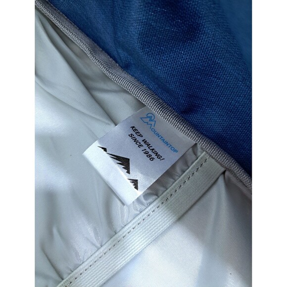 Hiking Backpack 40L Mountaintop Outdoor Adventure Traveling Blue w Rain Cover - Picture 12 of 13